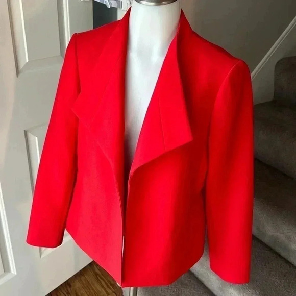 NWT Red/Coral 10P Talbots Blazer - Picture 1 of 7